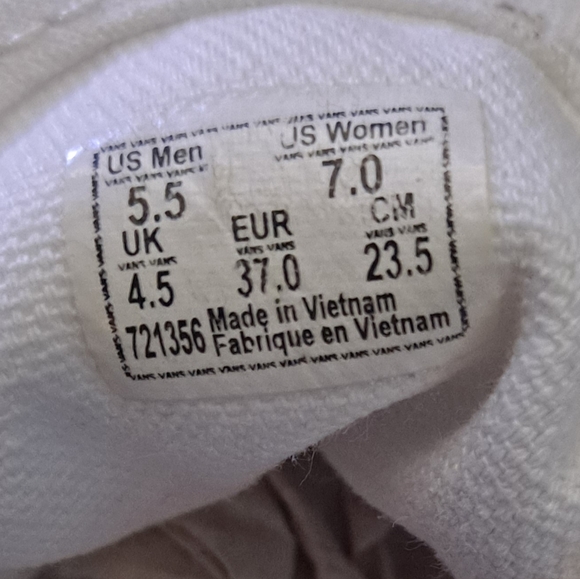 Vans White Shoes - Picture 4 of 4